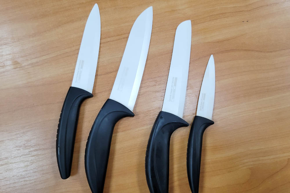 заточка керамических ножей