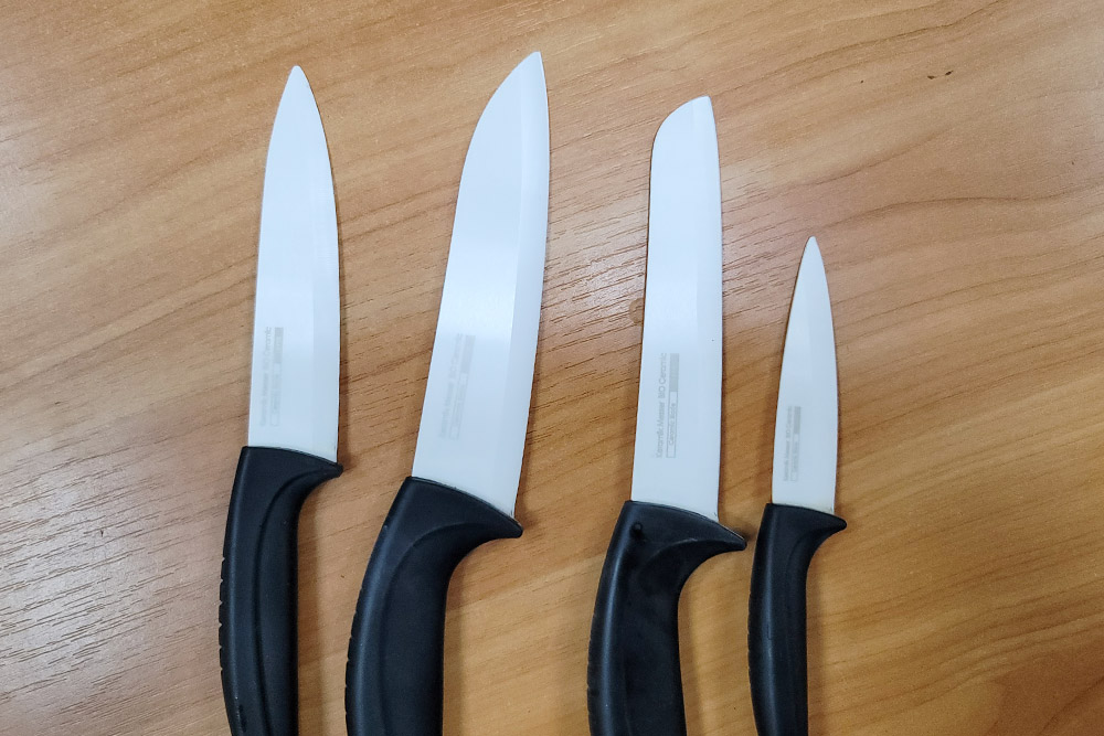 заточка керамических ножей