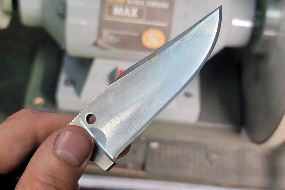 как заточить нож